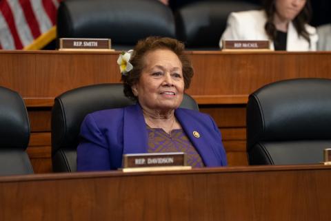 Pictured in Committee work Thursday