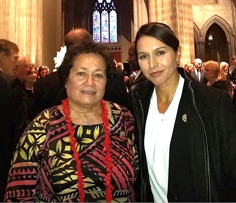 Congresswoman Amata and Director of National Intelligence Tulsi Gabbard in a recent file photo