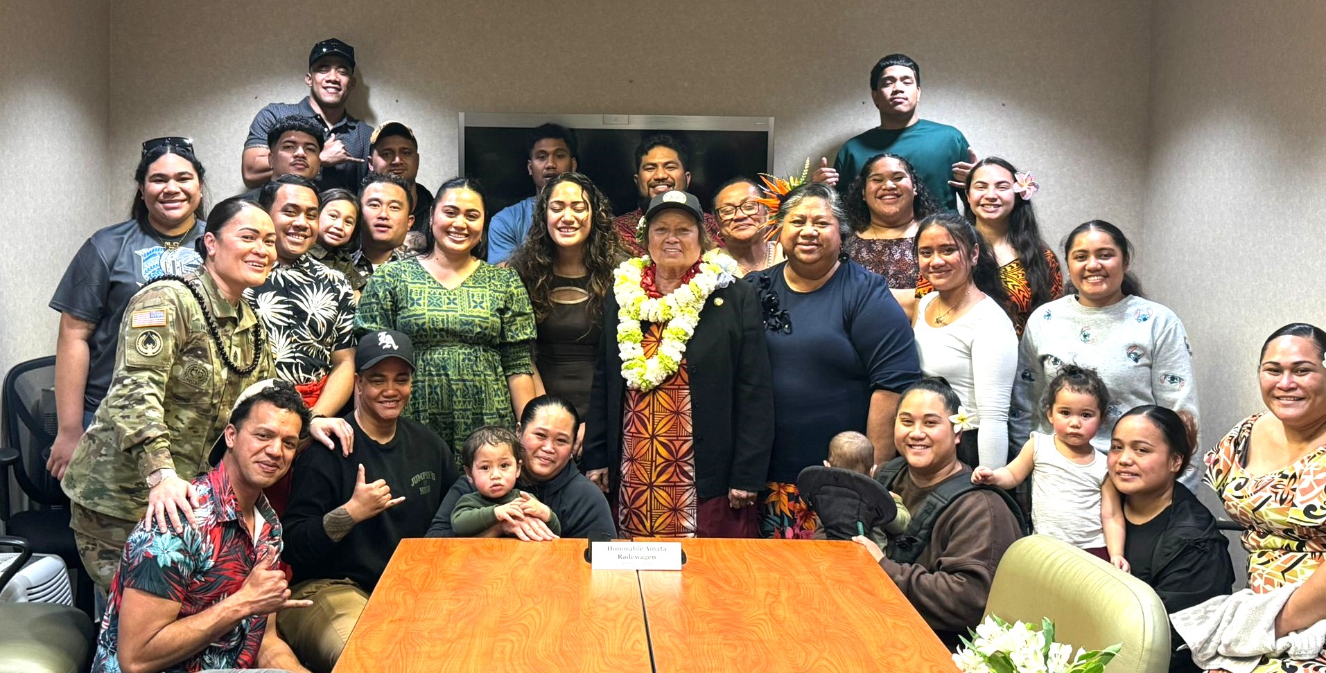 Joint Base Langley-Eustis with CSM Sue Nuuvali and our Samoan community