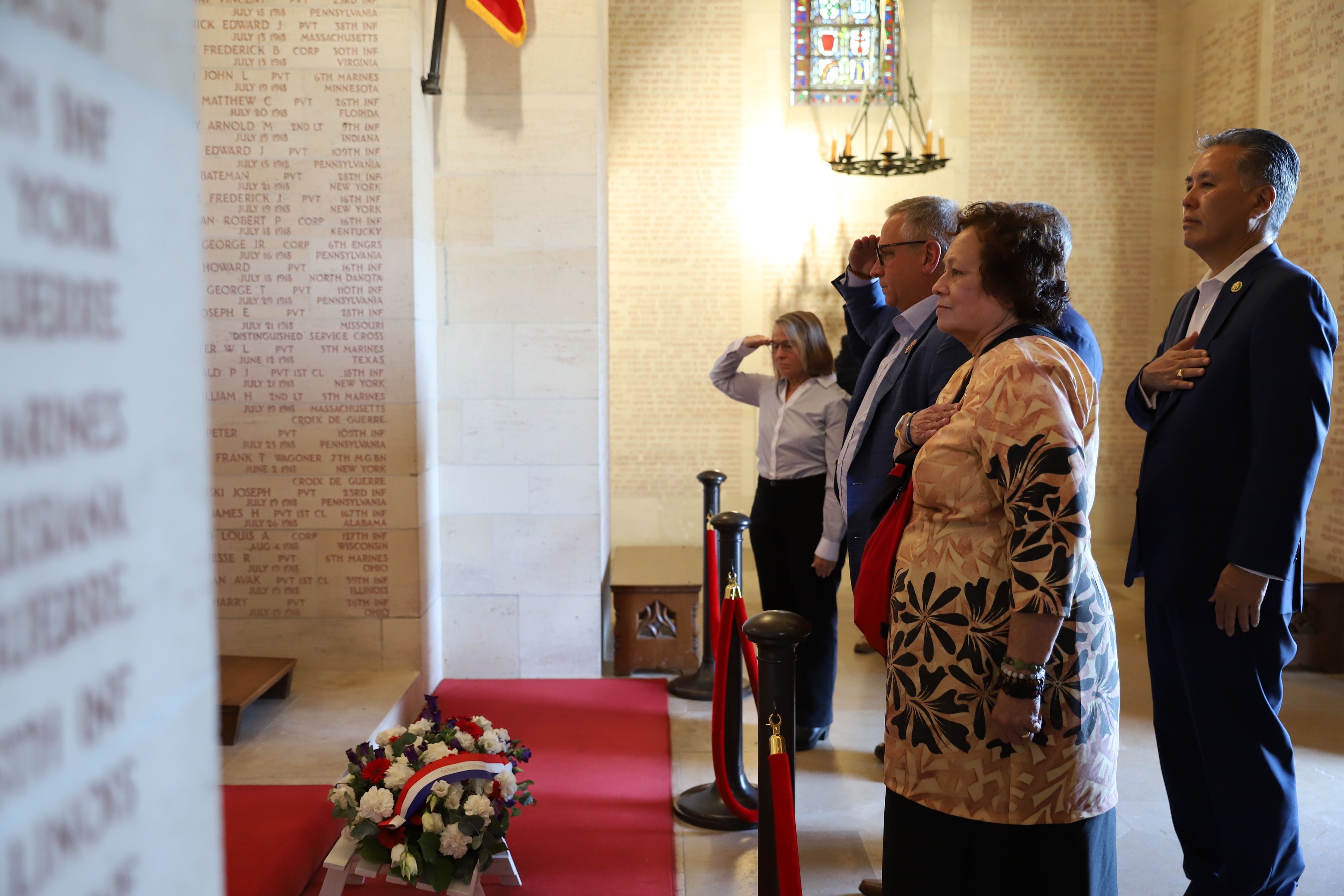 A Normandy Wreath-laying in 2023