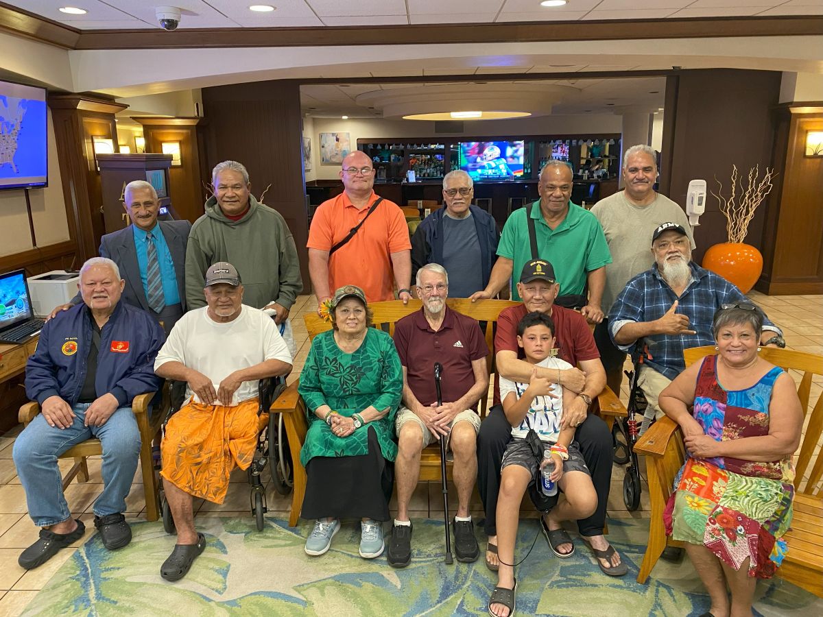 Congresswoman Amata meets often with our Veterans while traveling through Honolulu