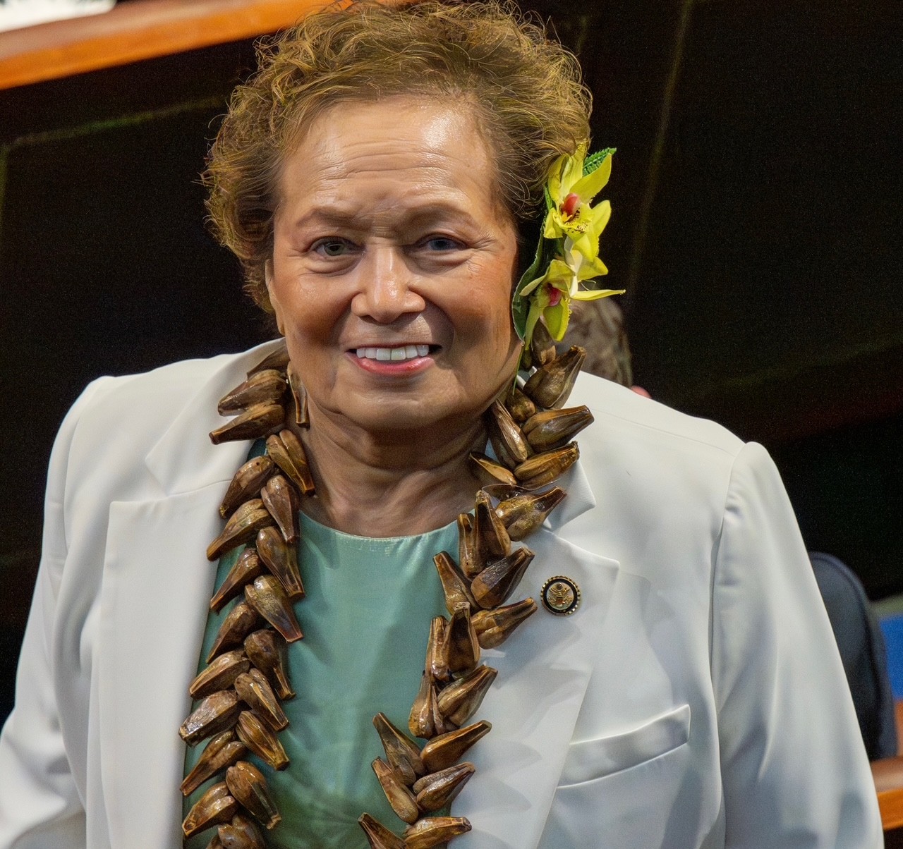 Congresswoman Amata on the House Floor at the State of the Union (House Photographer)