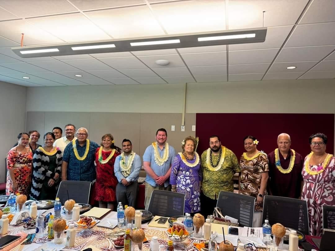 Group picture at ASCC with educators and congressional staff