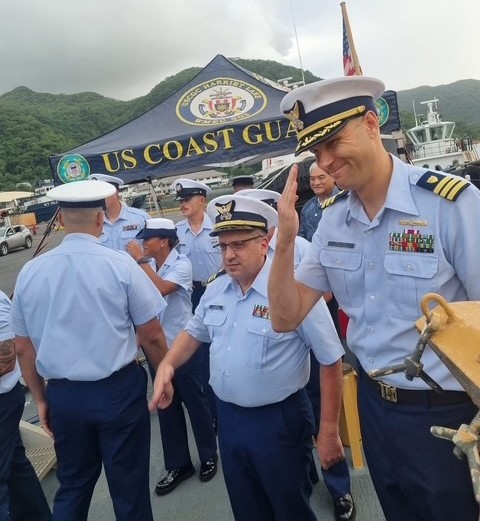 Harriet Lane officers and crew hosted reception in American Samoa