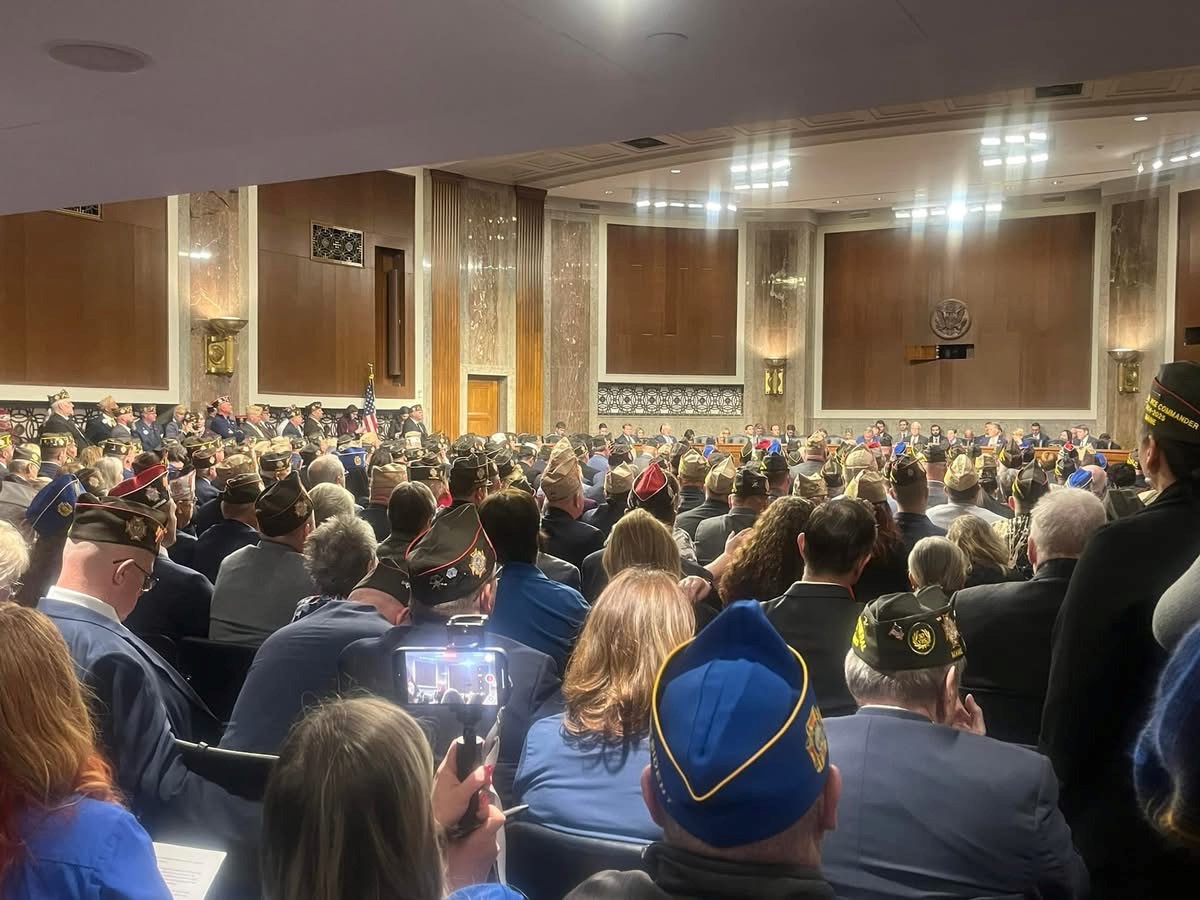 Hundreds of Veterans in attendance for VSO testimony