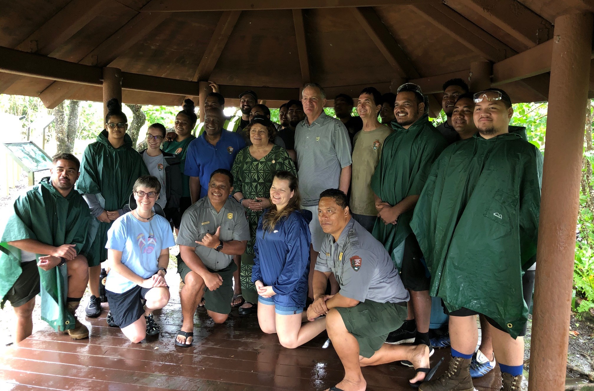 In early 2020 with NPS crew, US Mint Director David Ryder and NPS Regional Director Stanley Austin