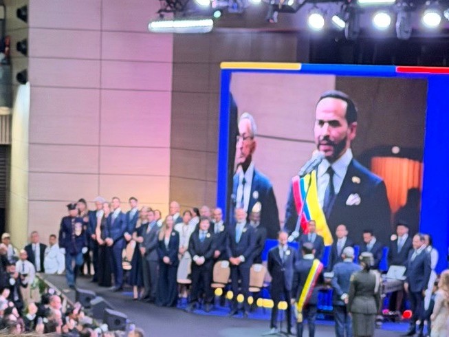 Inauguration in Colombia