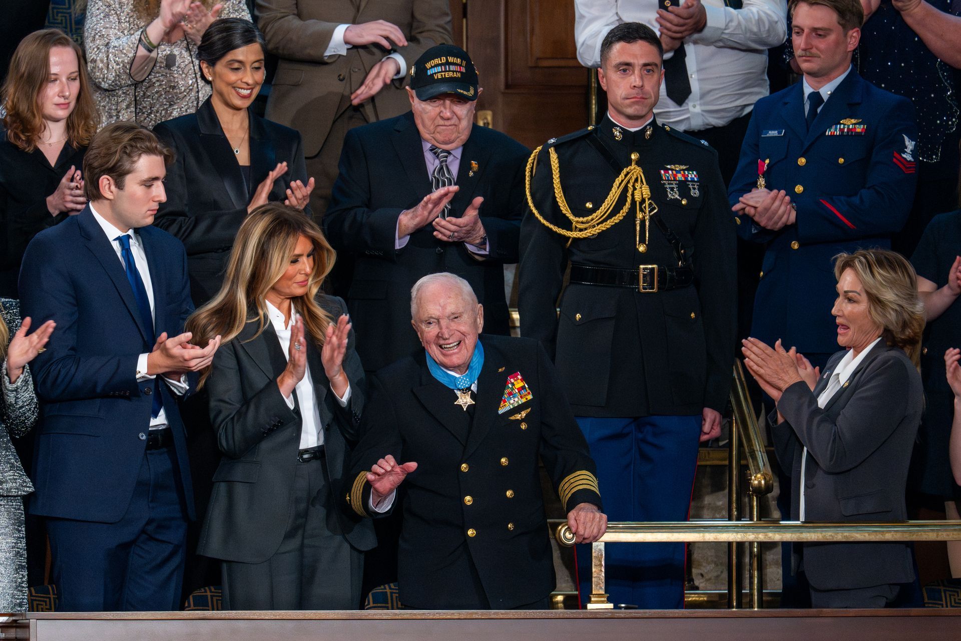President Trump honored heroic Veterans during the 2026 State of the Union (House Creative Services photo)