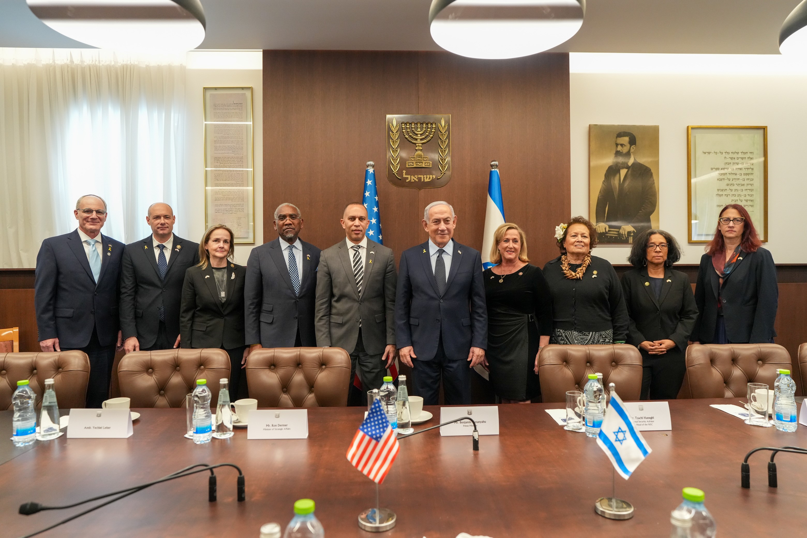 Prime Minister Netanyahu with our U.S. Delegation