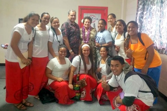 Amata Fagaitua HS Students