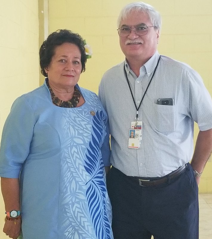 Amata and Dr. Fred Uhrle