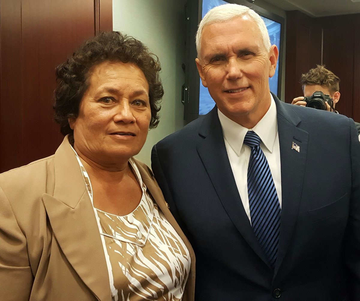 Amata and VP Pence