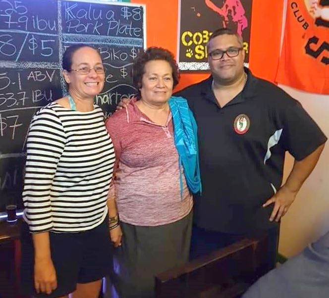 Amata and small business owner Nate Ilaoa