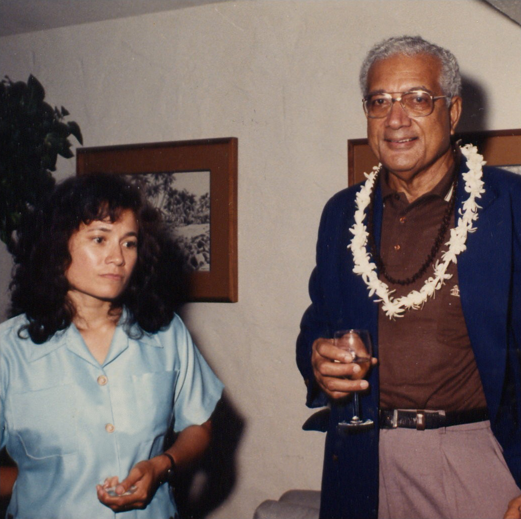 Amata approximately 1983 with the first Prime Minister of Fiji