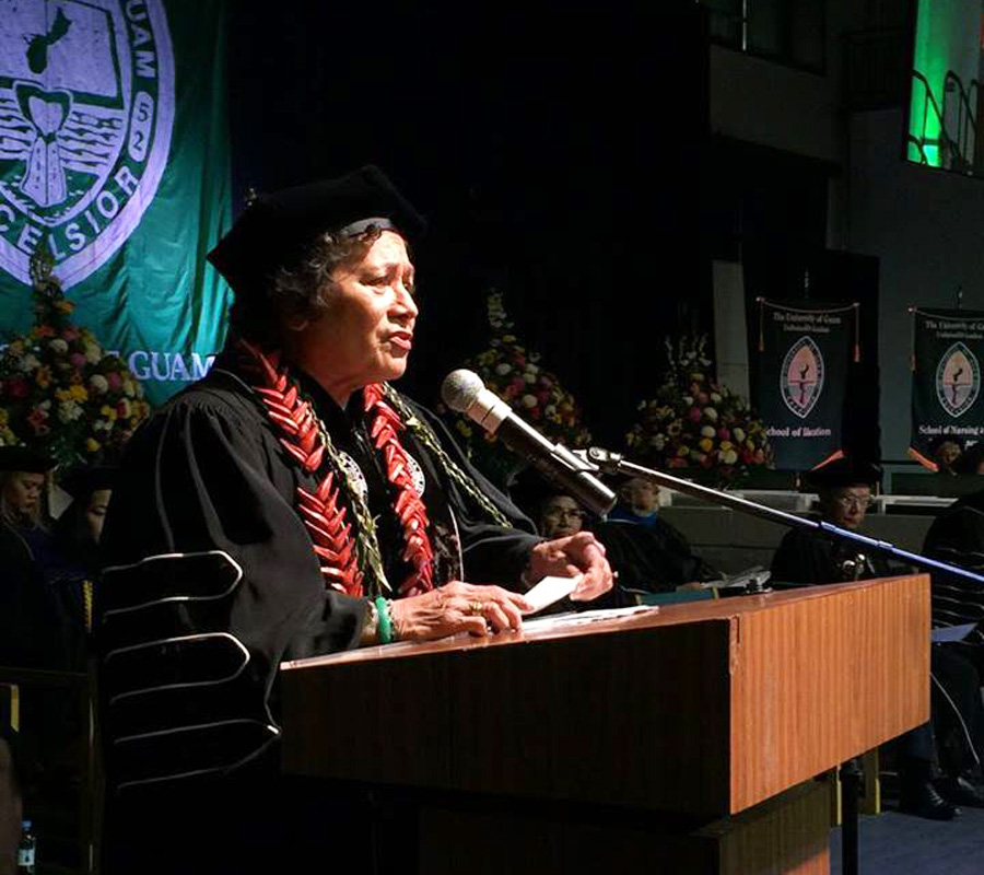 Amata at University of Guam ceremony (003)