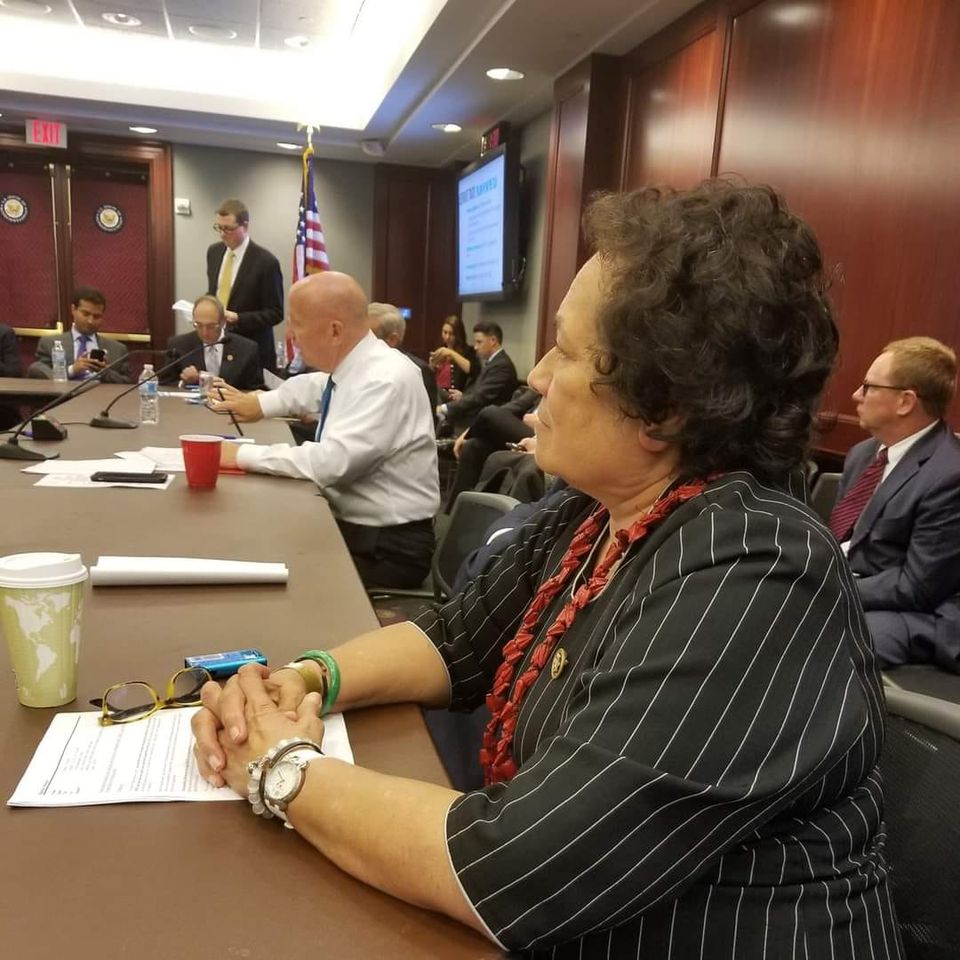 Amata in meeting at Capitol