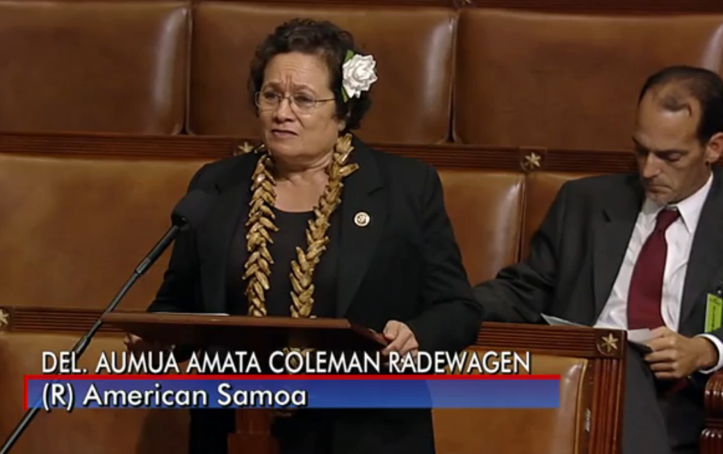 Amata on House floor for MW Bill