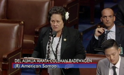 Amata on House Floor Speaking about HR 4576