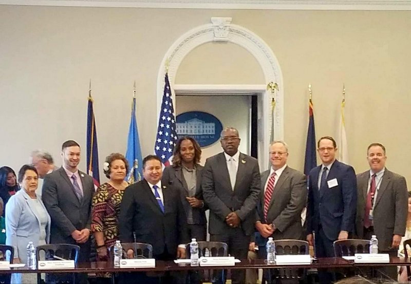Amata with Governors at Eisenhower Executive Building