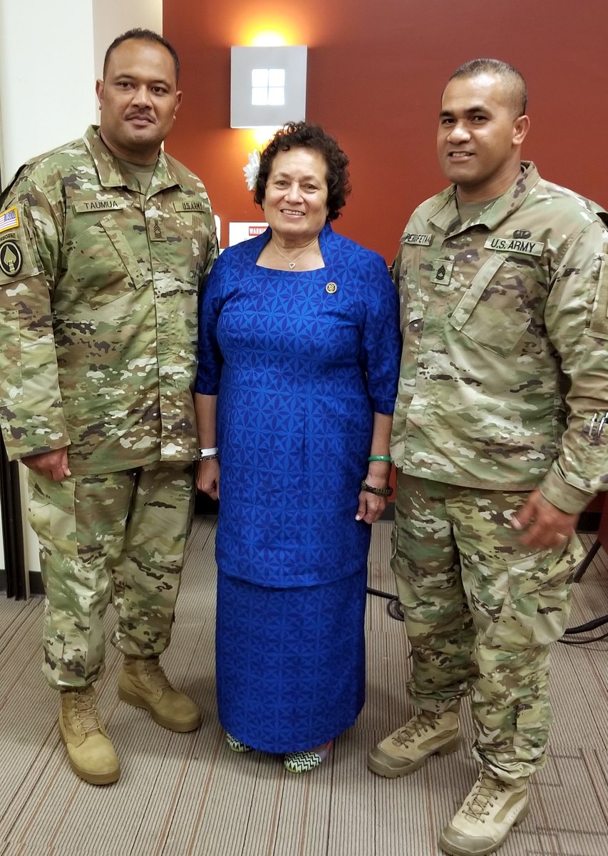 Amata with Soldiers Perofeta and Taumua at Fort Bragg