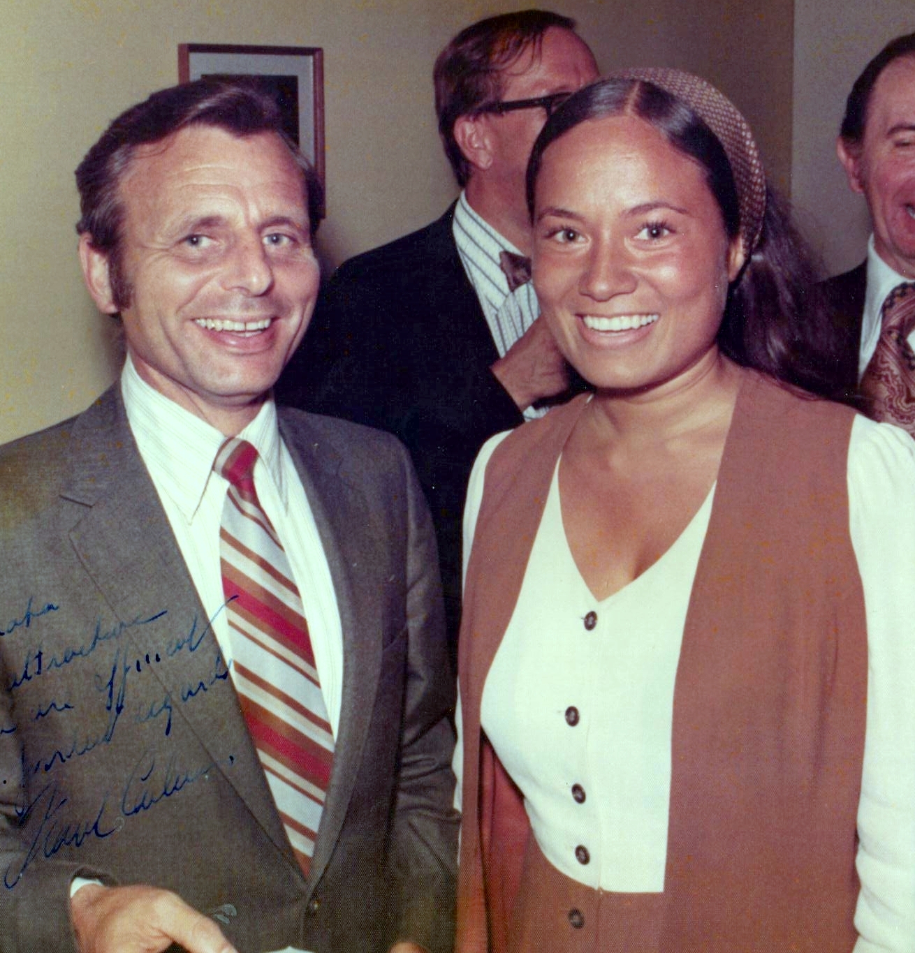 Amata with former Defense Secretary Frank Carlucci