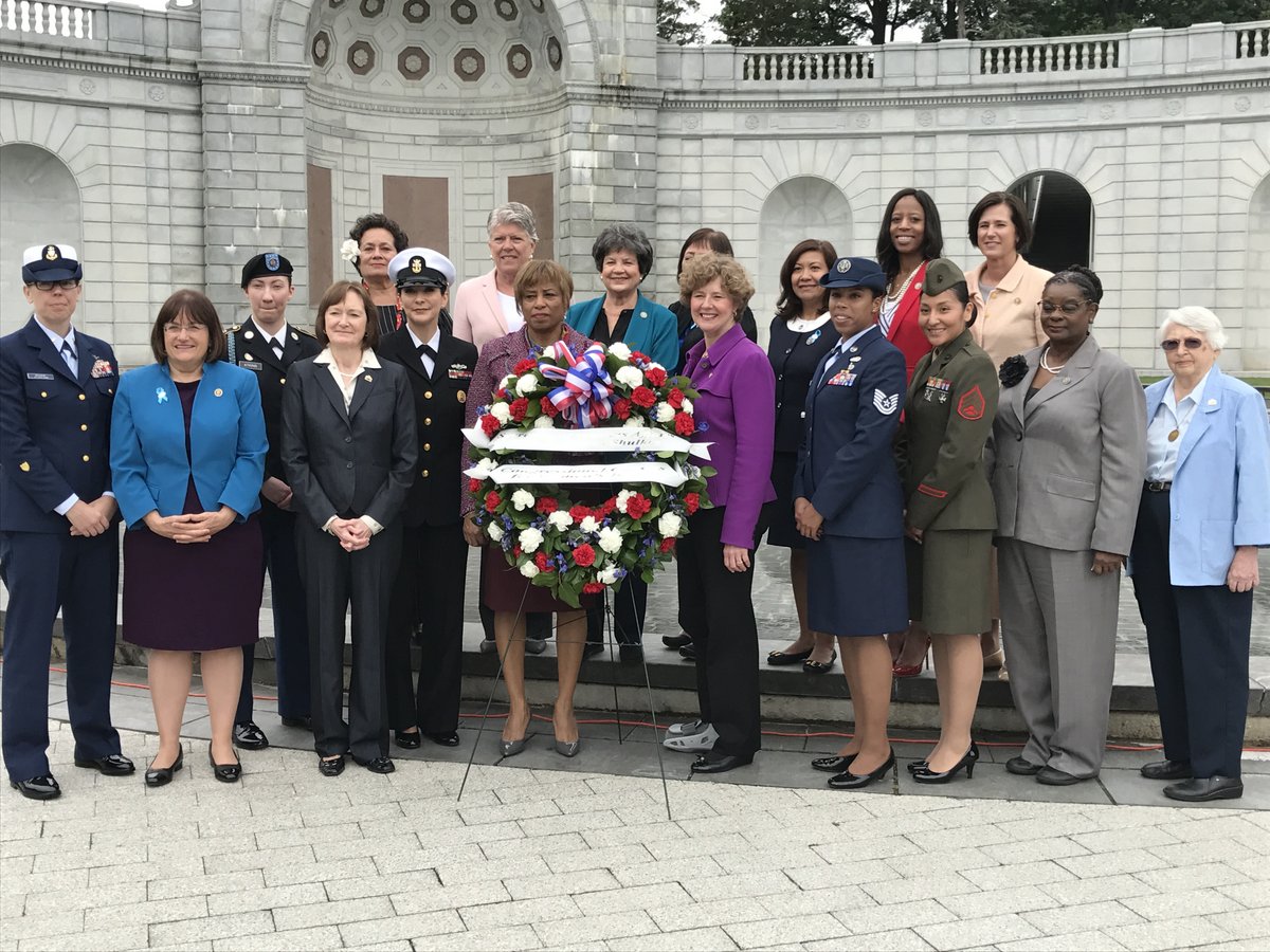 Congressional Caucus for Women's Issues Wreath Laying at Arlington