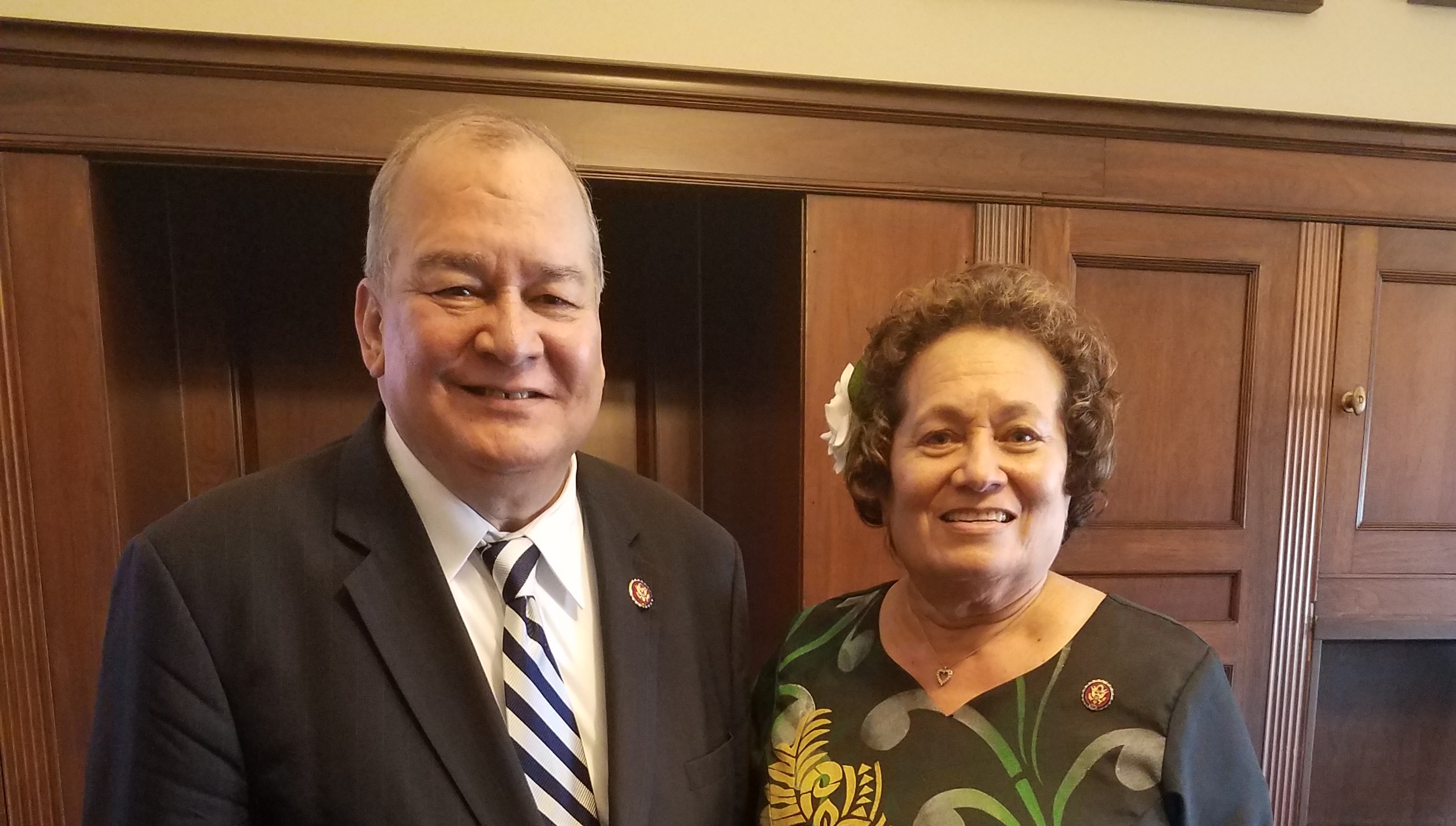Congresswoman Amata &amp; Congressman Sablan