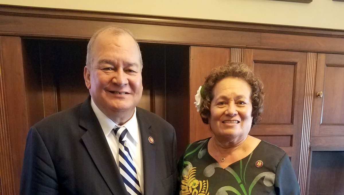 Congresswoman Amata &amp; Congressman Sablan