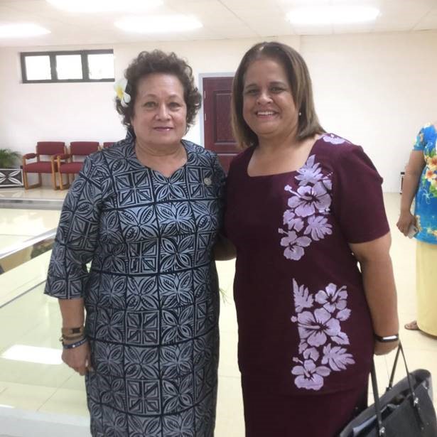 Congresswoman Amata and ASCC President Rosevonne Pato (file photo)