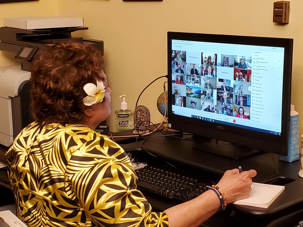 Congresswoman Amata took part in a Natural Resources markup before the President's speech