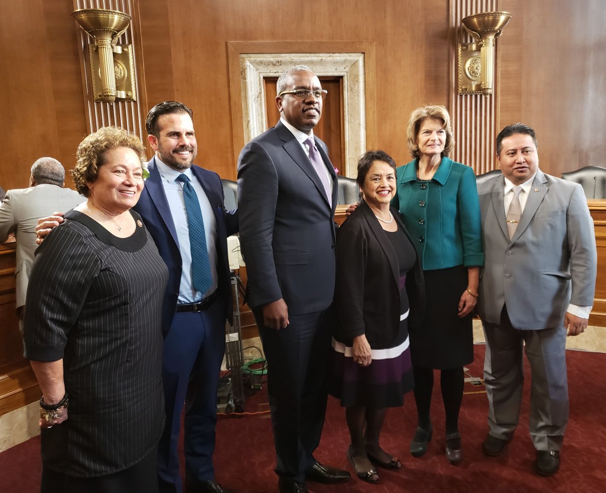 Congresswoman Amata with Chairman Murkowski and the Territories' Governors