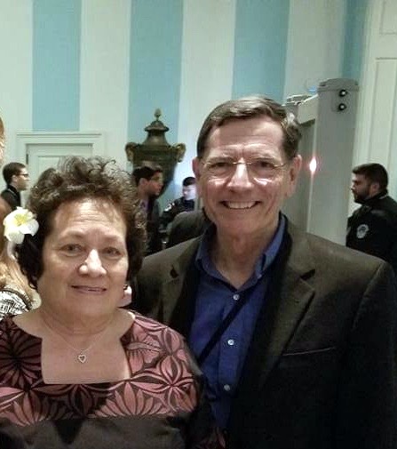 Congresswoman Amata with Ranking Senator Dr. Barrasso (file photo)