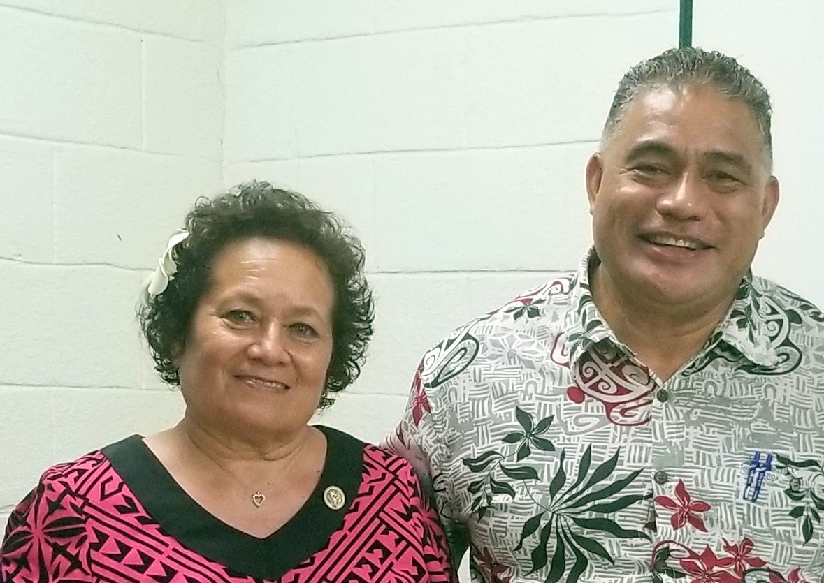 Congresswoman Aumua and Director Motusa Nua