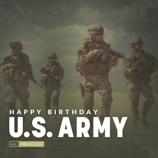 Happy birthday US Army