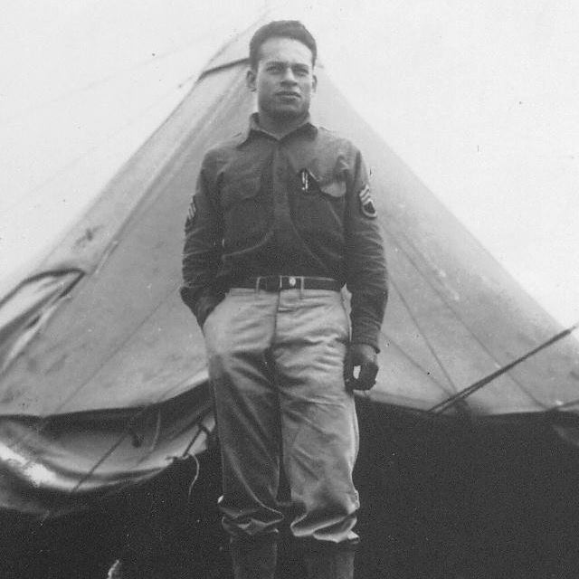 Peter Tali Coleman in the Army in World War II