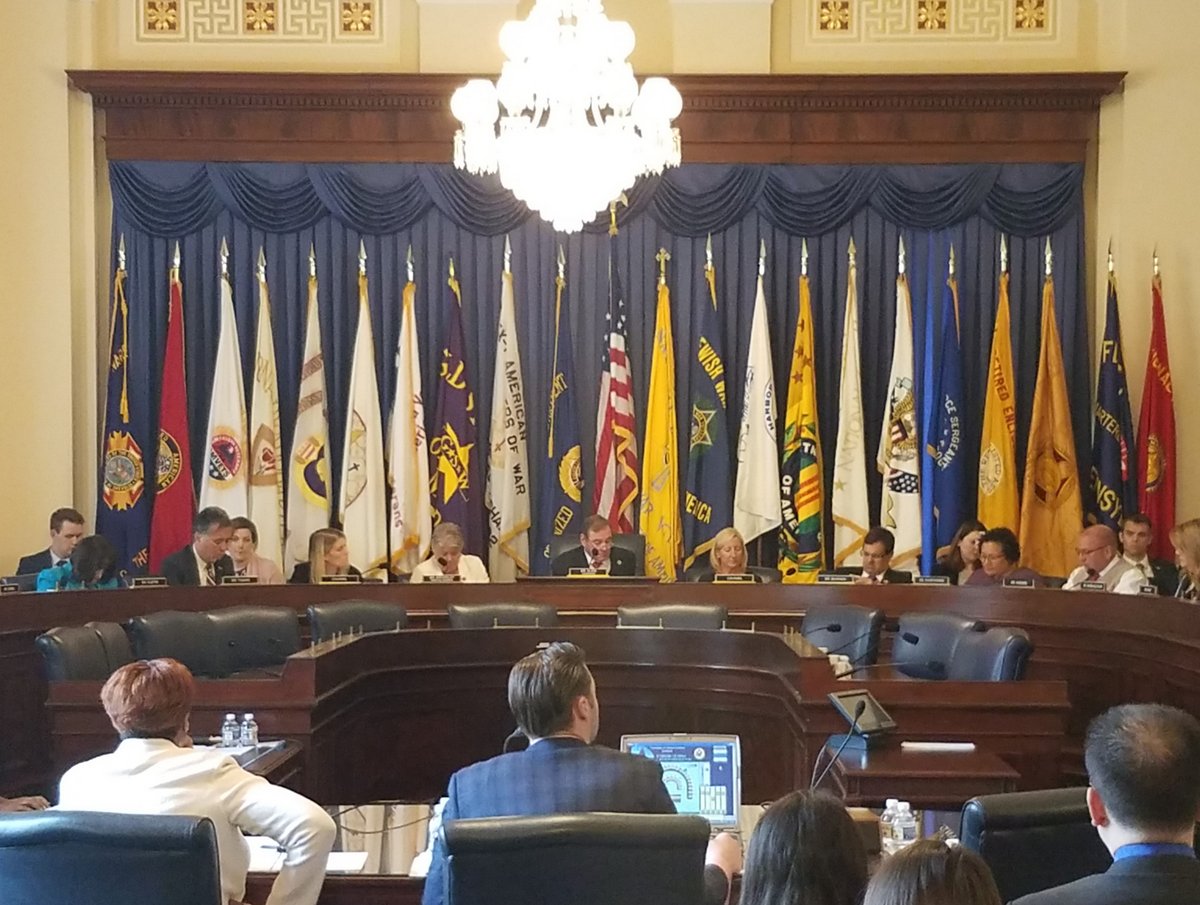 Voting on veterans legislation June 27, 2018