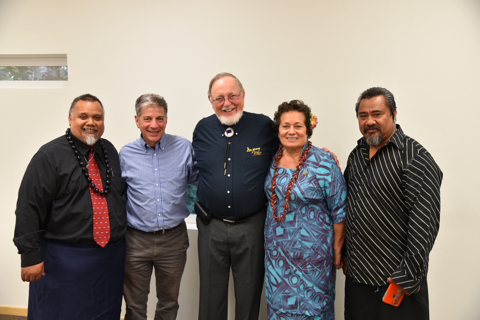 With Congressman Don Young and Samoan community