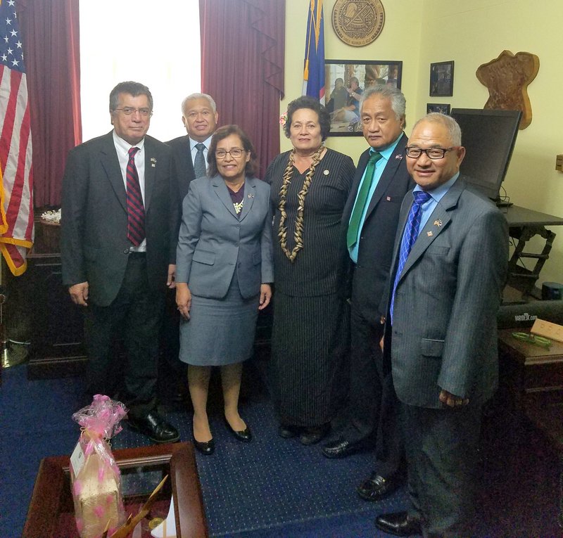 With Marshall Islands President and officials