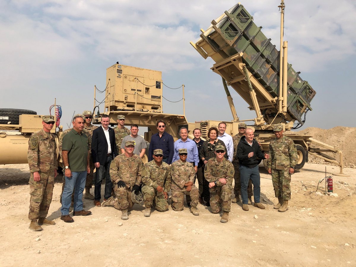 with troops in middle east