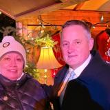 A seasonal file photo with Congresswoman Amata and Chairman Westerman