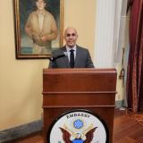 Air Force Chief Master Sergeant Tomio Nomura-Brown of Afono Village