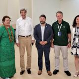 Congresswoman Amata and part of the CODEL with Secretary John Kerry and US Senator Sheldon Whitehouse
