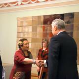 Congresswoman Amata greeting President Gitanas Nauseda of Lithuania