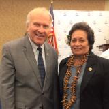 Congresswoman Amata with Ranking Member Steve Chabot