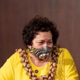 Speaking to a Veterans Committee colleague at the start of the current 117th Congress (House photographer)