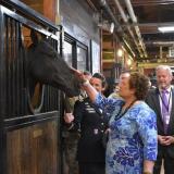 Touring the Caisson Stables