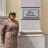 Amata at the Carlucci House, a US Embassy residence named for her friend and former employer