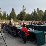Amata in HNR field hearing, Grant Teton National Park 2