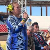 Amata Speaks at Flag Day Celebration in Adelanto, Calif.  Washington, D.C. – Congresswoman Uifa’atali Amata was delighted to take part in the Samoan Flag Day event in Adelanto, California, at the invitation of Mayor Gabriel Reyes, a friend of the Samoan community, who was on hand to enjoy the festivities at the Adelanto Plaza & Event Center. Amata gave remarks and an update from American Samoa. “Wherever I am in the United States, it’s a joy to celebrate with our people their love of our heritage, our cultu
