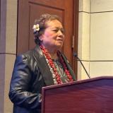 Caucus Co-Chairman Amata speaking at a Peace Corps event in July 2026